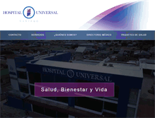 Tablet Screenshot of hospitaluniversal.com